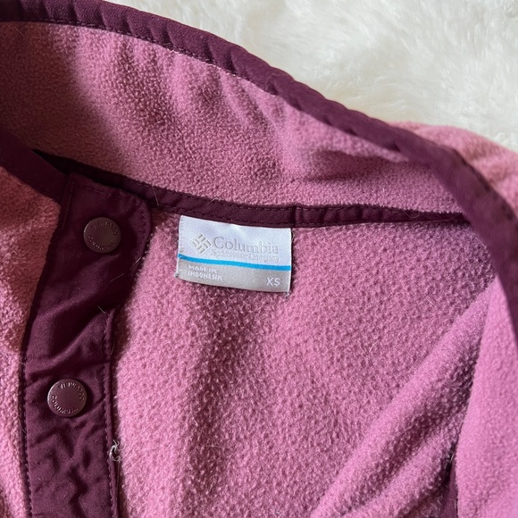 Columbia pink fleece pullover XS - Picture 5 of 5
